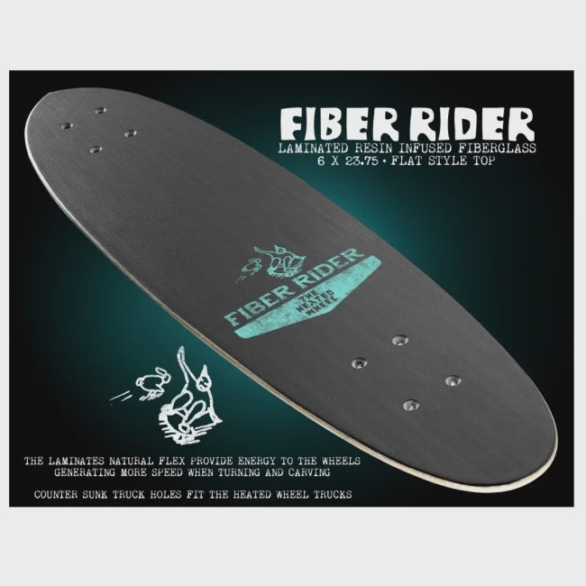 Heated Wheel Fiber Rider Deck – Pro Skateboards & Snowboards