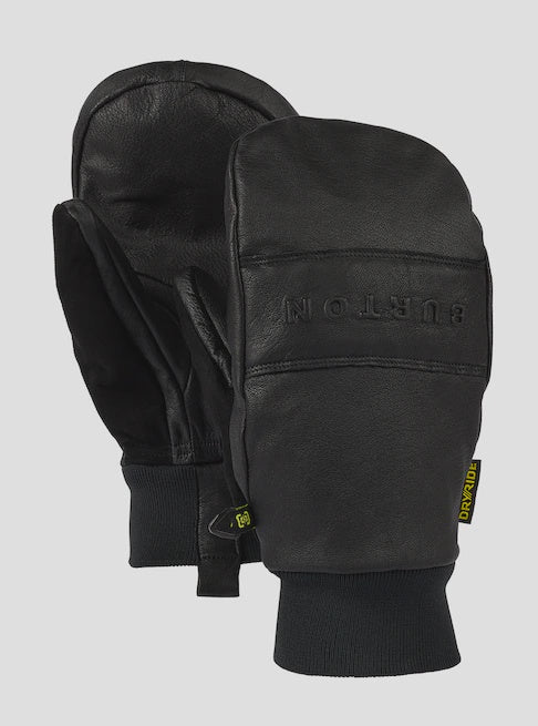 Burton Treeline Leather Mitt - True Black