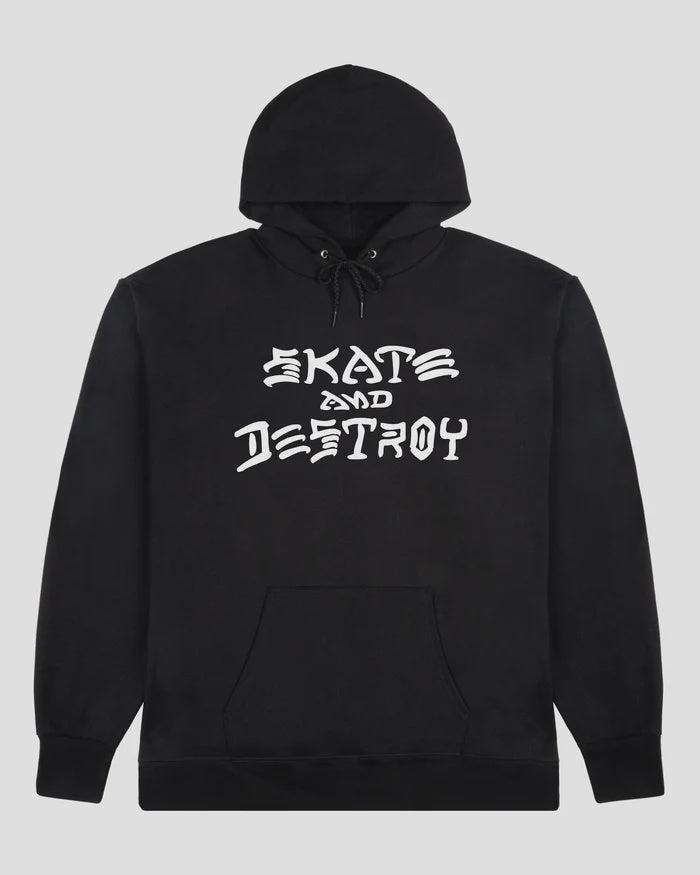 Thrasher Skate Destroy Hooded Sweater Black