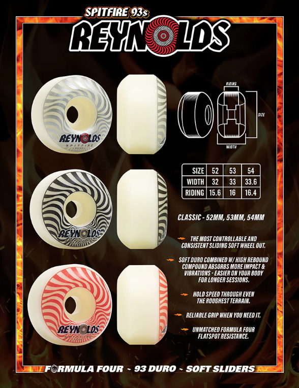 Spitfire F4 93D Reynolds Classic Wheels - Natural – Pro