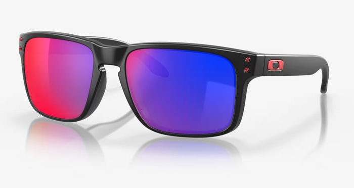 Oakley Holbrook Sunglasses - Matte Black/Red Iridium