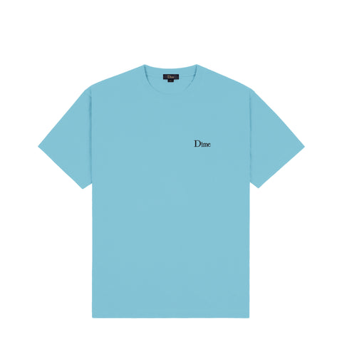 Dime Classic Small Logo T-Shirt - Ocean Blue