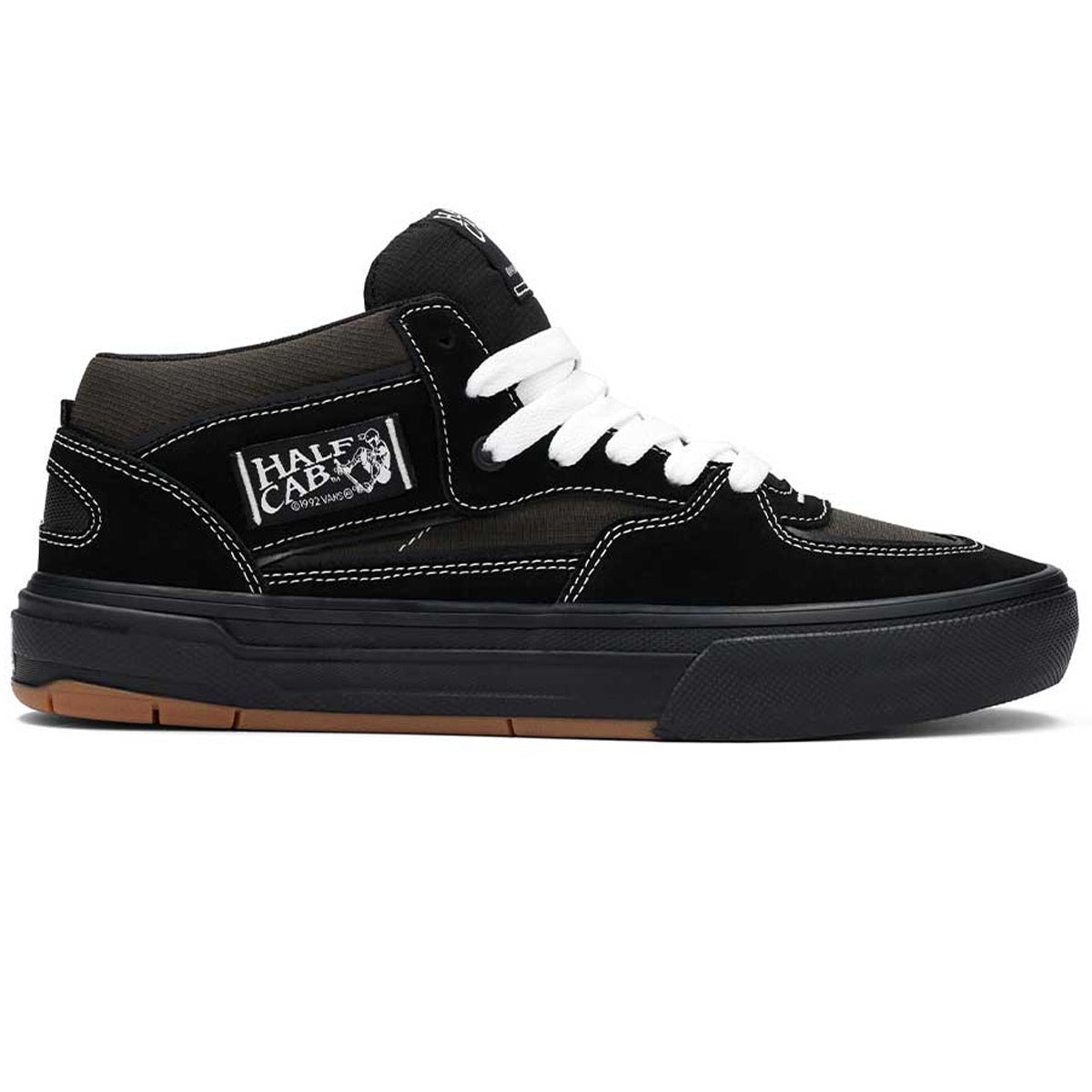 Vans Skate Half Cab Wafflecup Shoe - Black/Asphalt – Pro