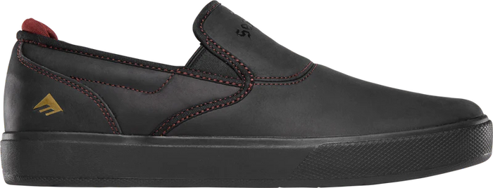 Emerica Wino G6 Slip-On Shoe - Black/Red (Dakota Servold)