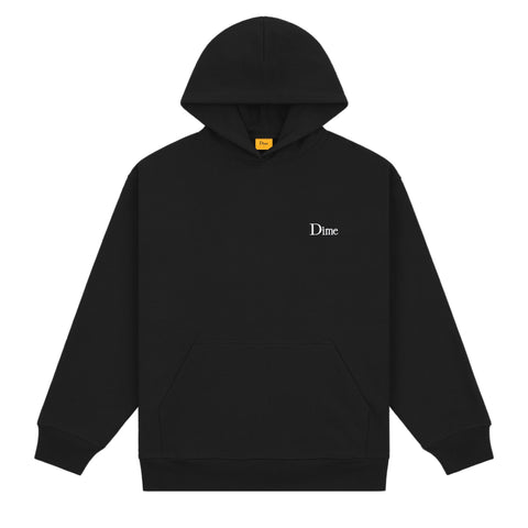 Dime Classic Small Logo Hooded Sweater - Black