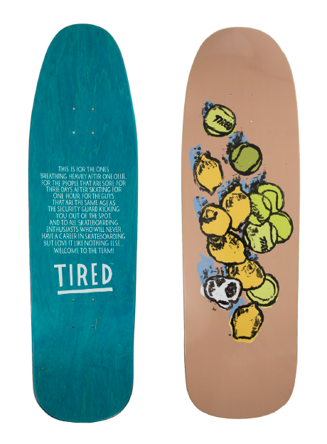 スケートボード TIRED SHELF LIFE BY BRIAN LOTTI BOARD Tired x Brian Lottie Shelf Life Deck – Pro Skateboards & Snowboards