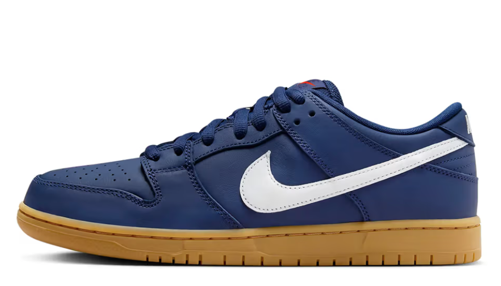 Nike SB Dunk Low Pro ISO Shoe - Navy/White/Gum – Pro Skates