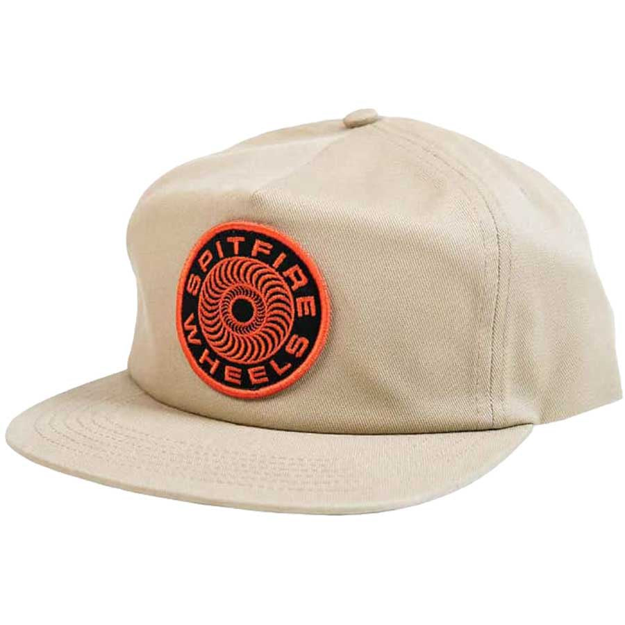 Spitfire Classic '87 Swirl Snapback Khaki/Red - Main Image