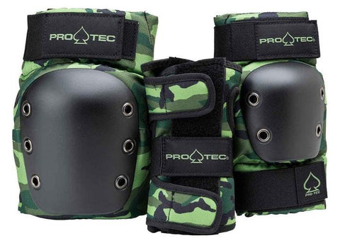 Pro-Tec Junior 3-Pack Pad Set - Camo