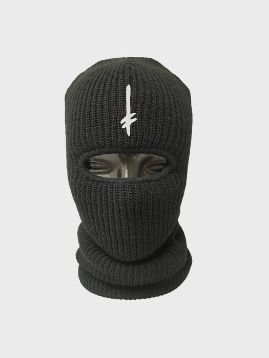 Deathwish Gang Logo Ski Mask - Black