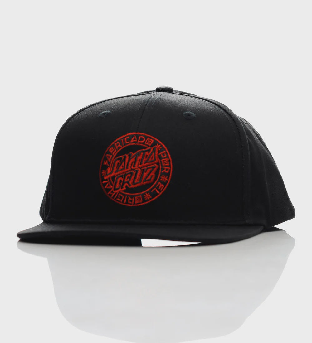 Santa Cruz Loco Dot Snapback Cap - Black
