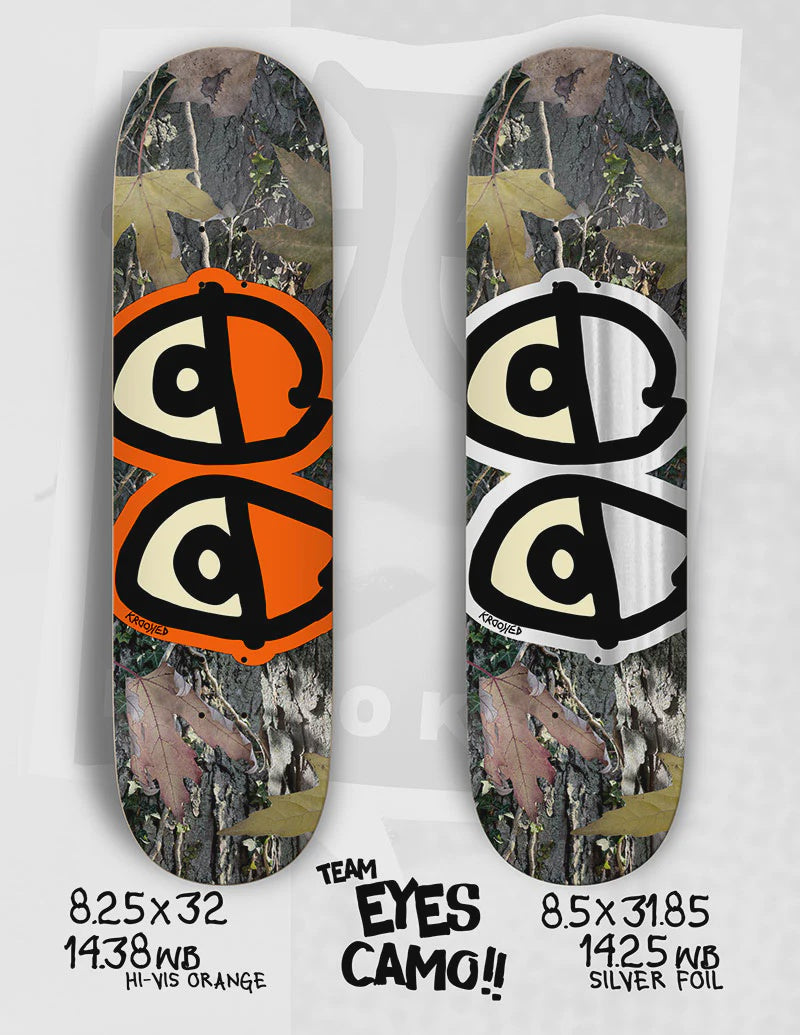 Krooked Team Eyes Deck - Camo