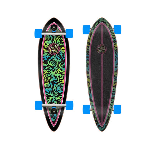 Santa Cruz Obscure Dot Pintail Longboard Complete