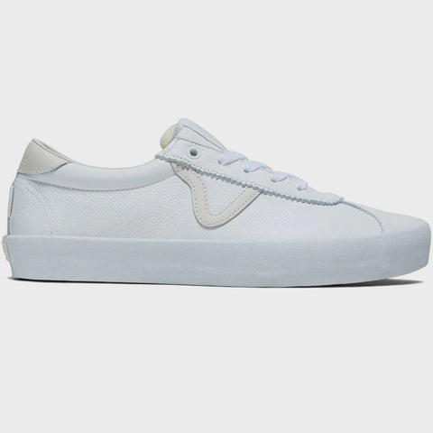 Vans Skate Sport Shoe - Leather/Vintage White