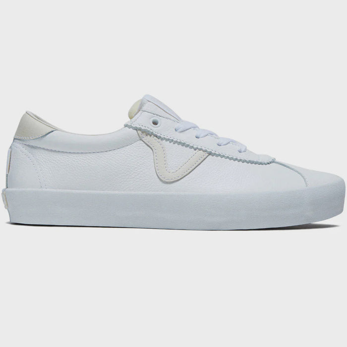 Vans Skate Sport Shoe - Leather/Vintage White