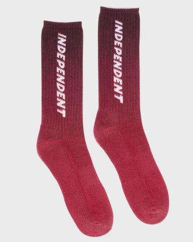 Independent Mens Crew Sock - Red