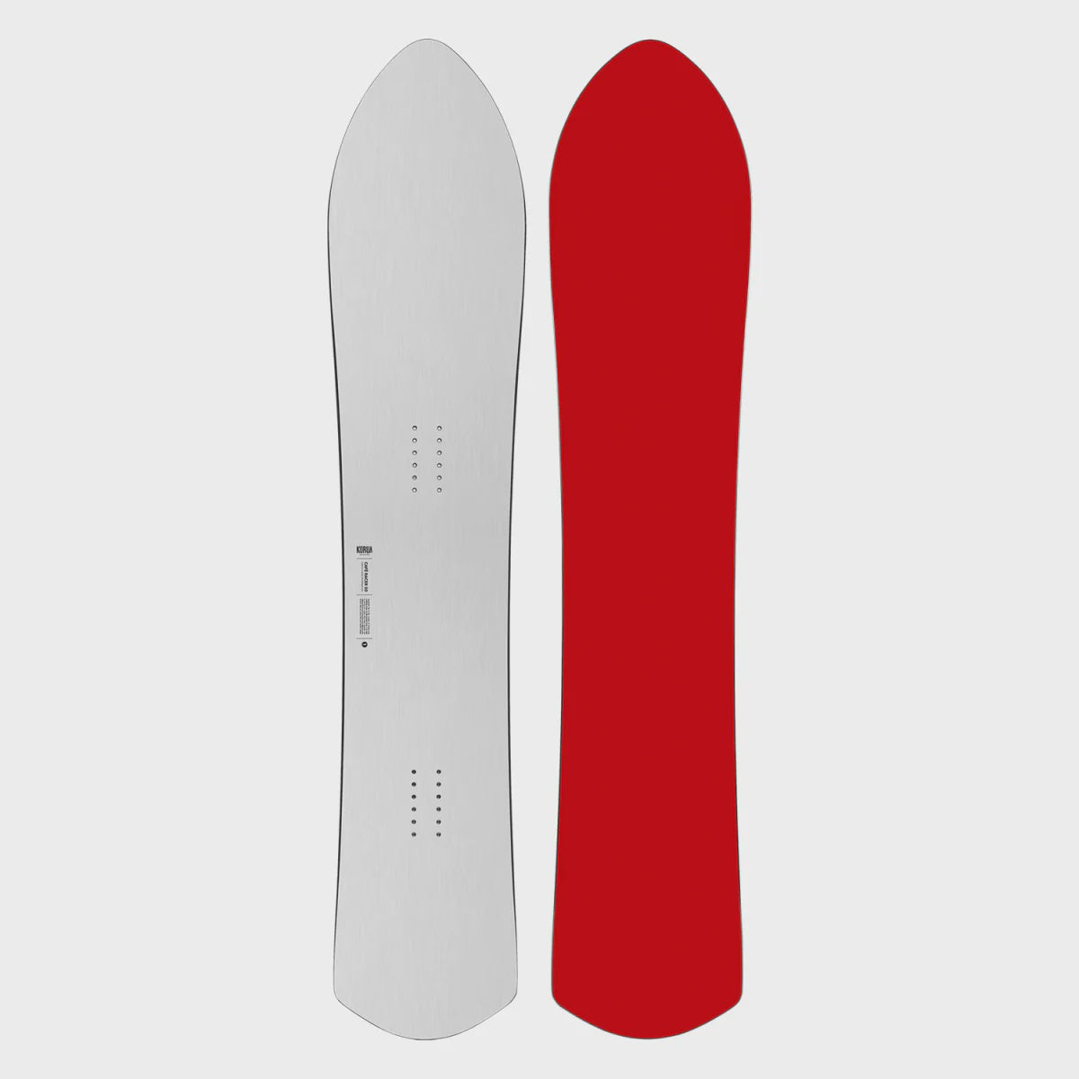 Korua Cafe Racer Snowboard - Brushed White