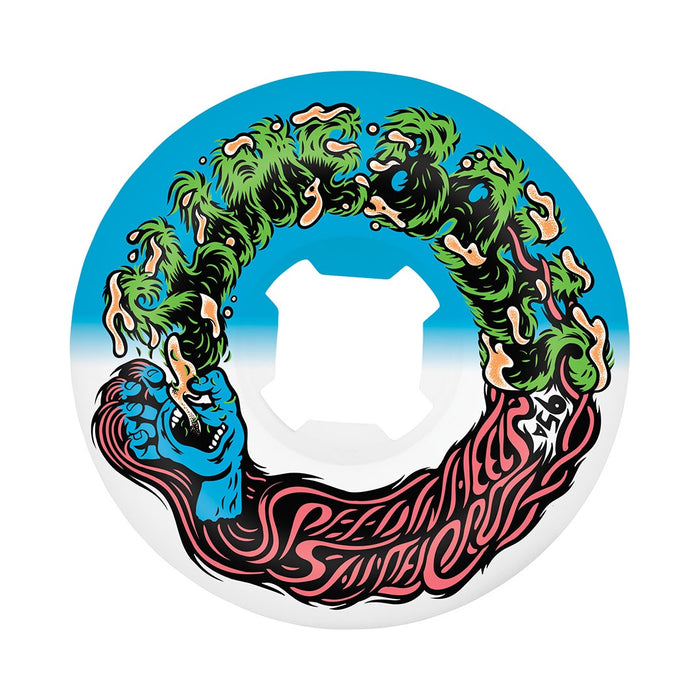 Slime Balls Hairballs 95A Wheels - 50/50 White/Blue