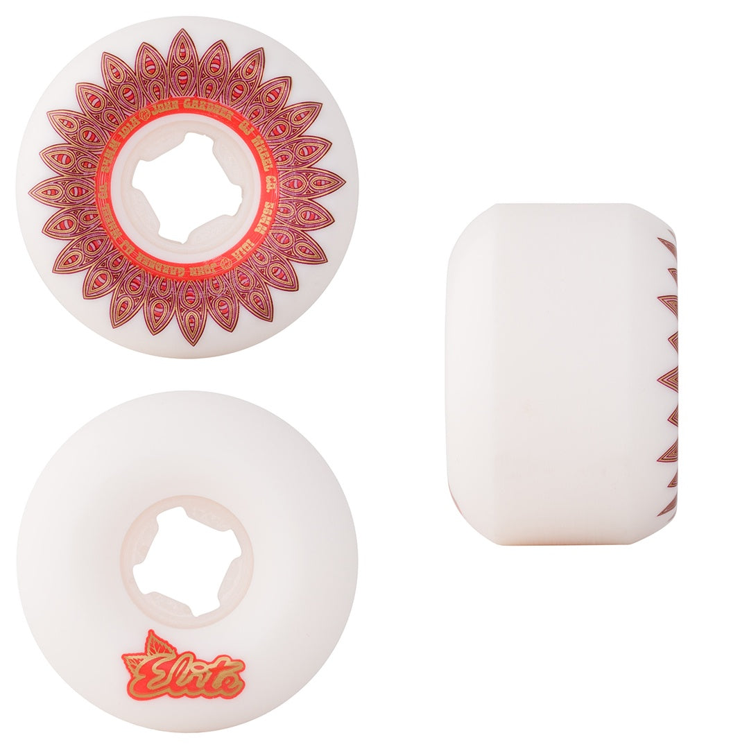 OJs Gardner Elite Mini Combo 101A Wheels - Wht/Gold