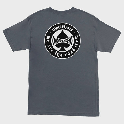 Independent Motorhead Spade T Shirt - Charcoal