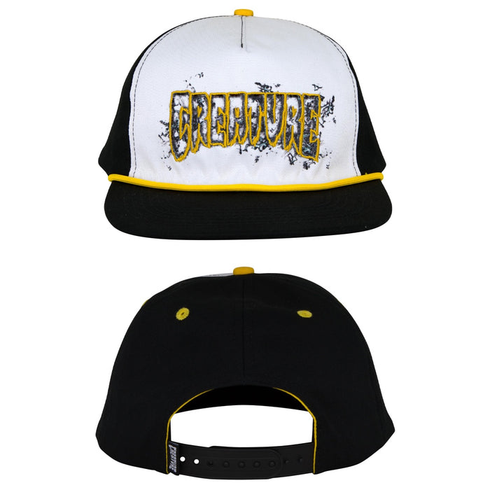 Creature Snapback Inferno Cap - White/Gold