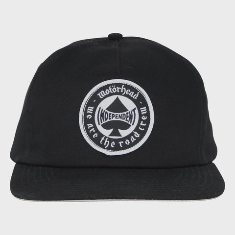 Independent Motorhead Spade Snapback Cap - Black