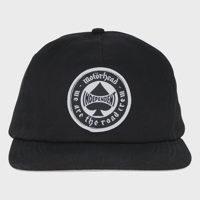 Independent Motorhead Spade Snapback Cap - Black