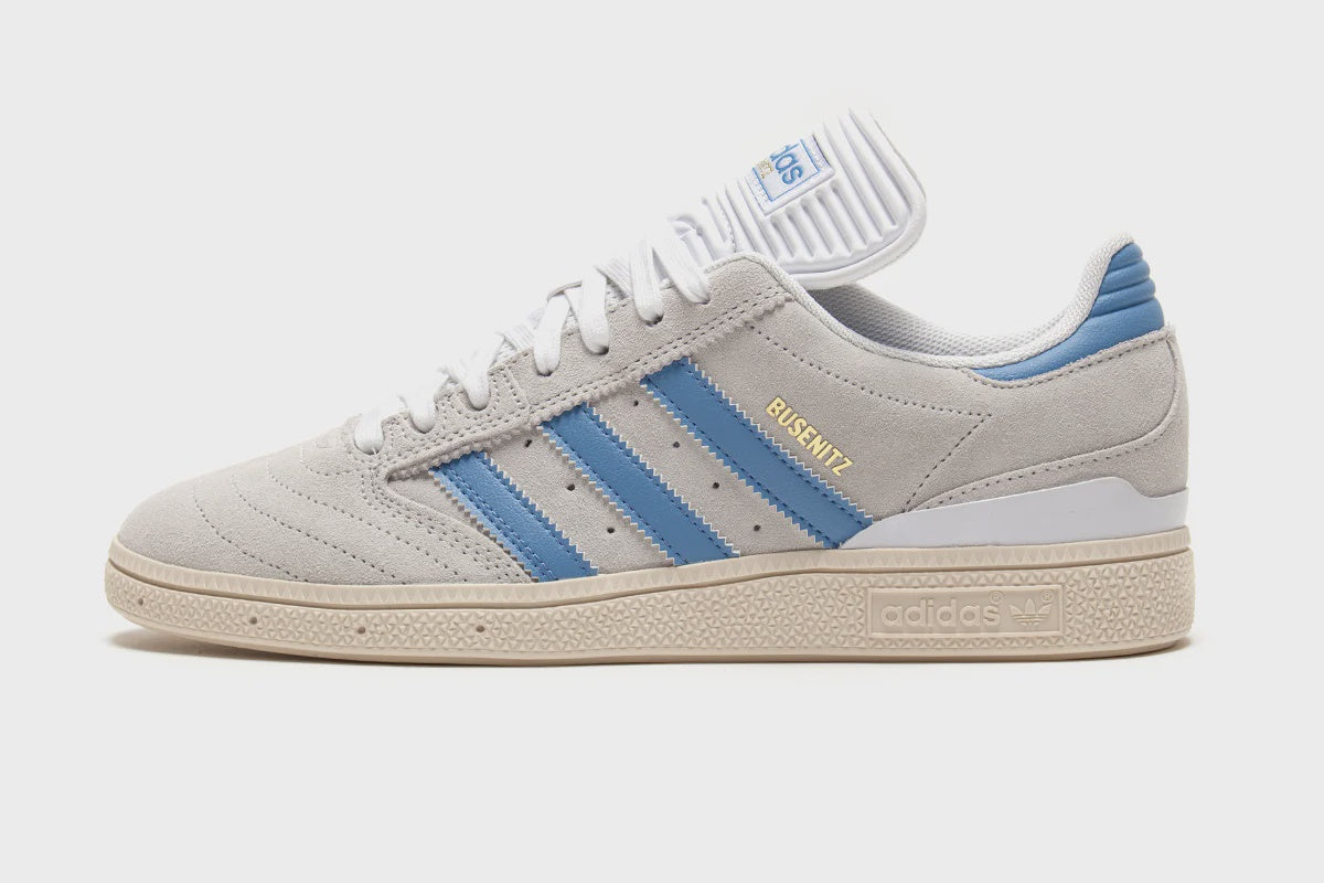 Adidas Busenitz Shoe - Grey One/Light Blue/Core White