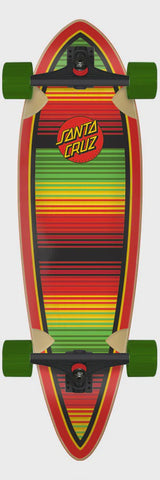 anta Cruz Serape Dot Pintail Longboard Complete