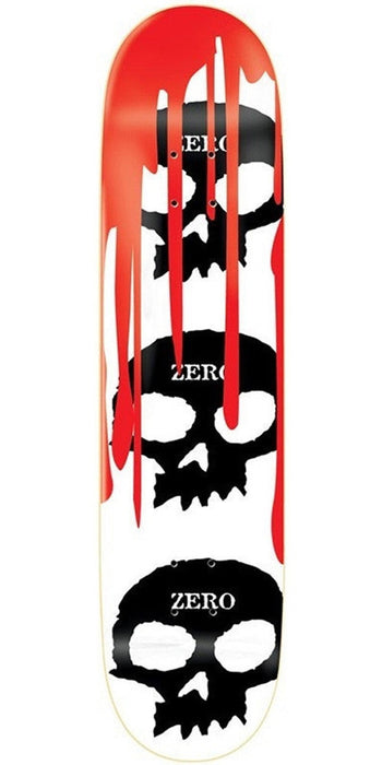 Zero 3 Skull Blood Deck - White