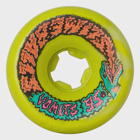 Slime Balls Snake Vomits 95A Wheels - Green/White Swril