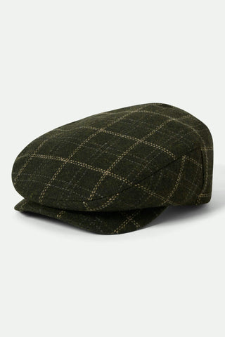 Brixton Barrel Snap Cap - Moss/Sand