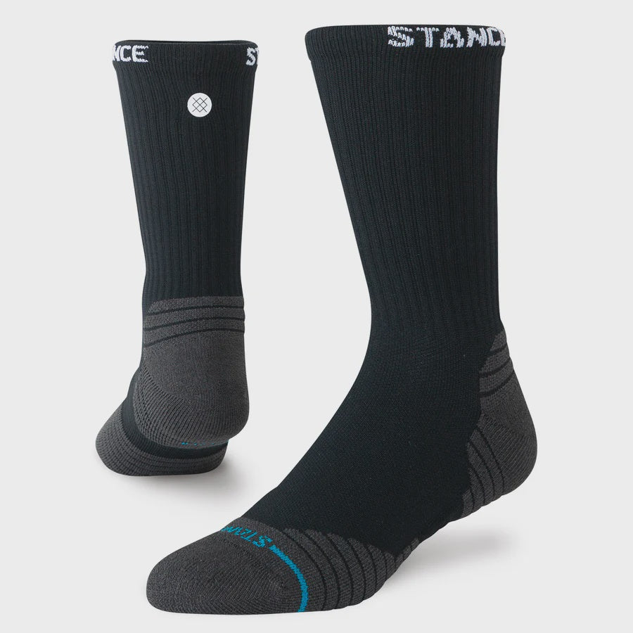 Stance Golf Ribbed Mid Crew Sock - Black