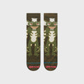 Stance FTPA Stripe Gremlins Crew Sock - Dark Green