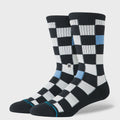 Stance Chef Check Crew Sock -  Black