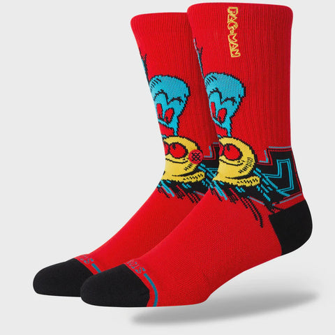 Stance BRPA Pacman Waka Waka Waka Socks - Red