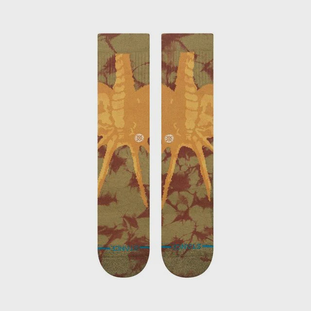 Stance Disney Face Hugger Crew Sock - Brown
