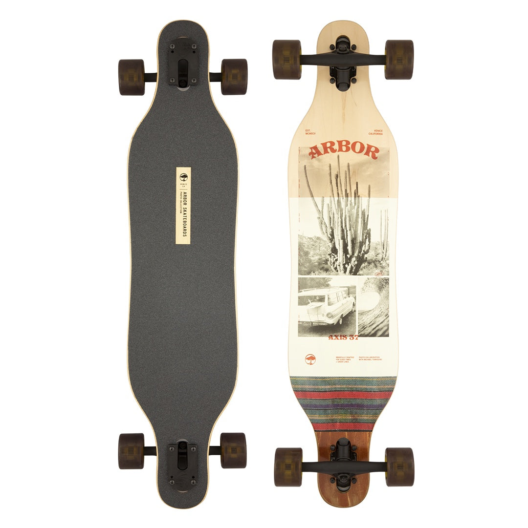 Arbor Drop Thru Photo Axis 37" Longboard Complete
