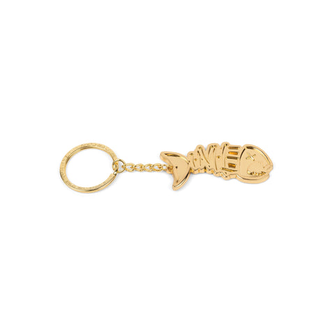 Dime Bones Keychain - Gold