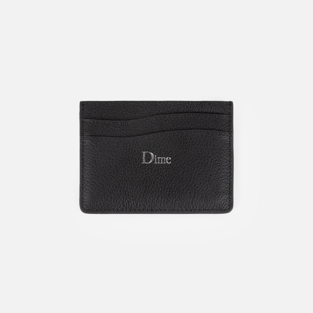 Dime Classic Leather Cardholder - Black