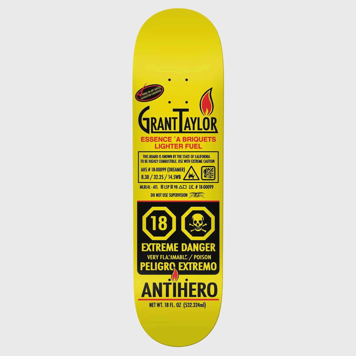 Anti Hero Taylor Fueled Up Deck