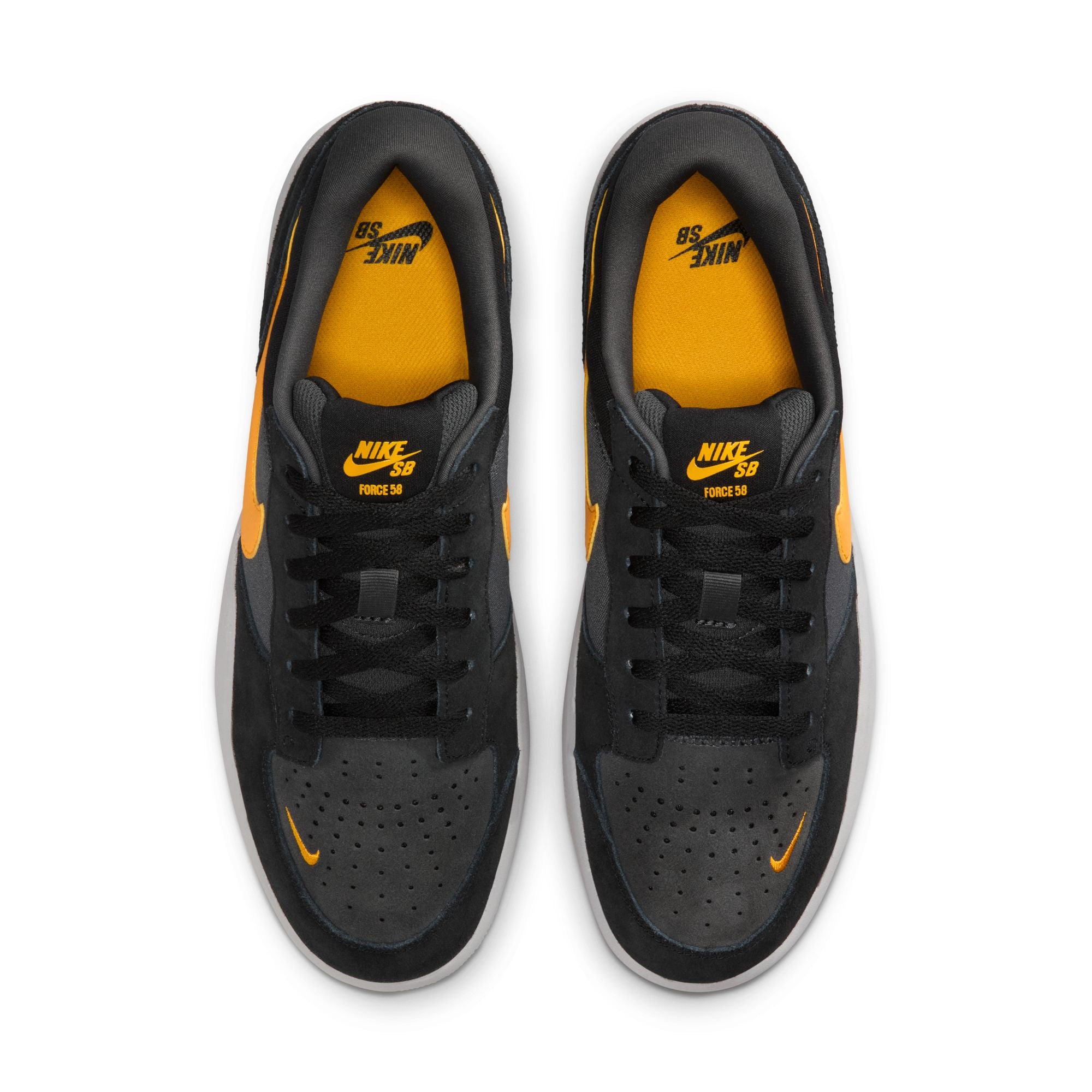Nike SB Force 58 Shoe - Black/University Gold
