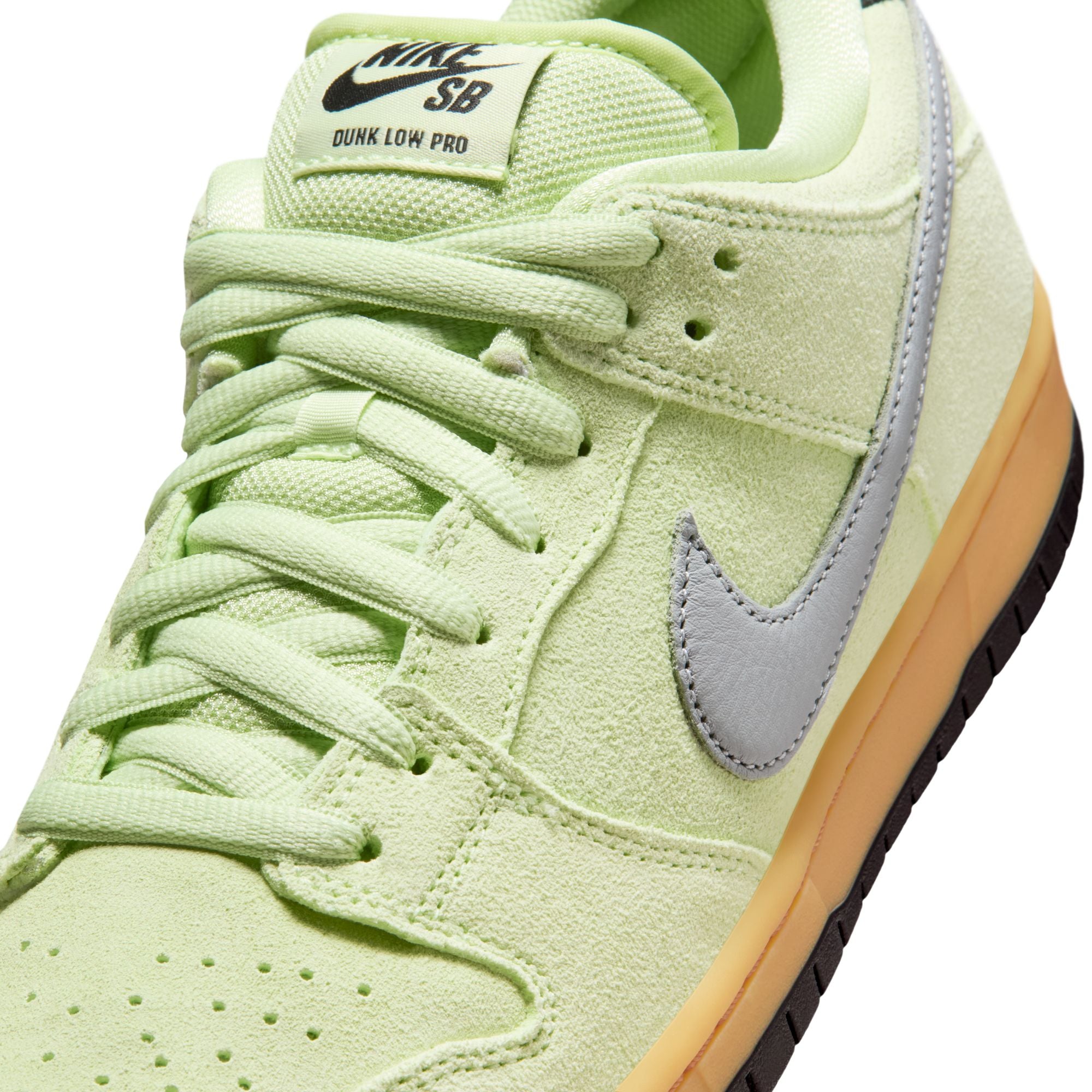Nike SB Dunk Low Pro PRM Shoe - Liquid Lime/Wolf Grey/Black