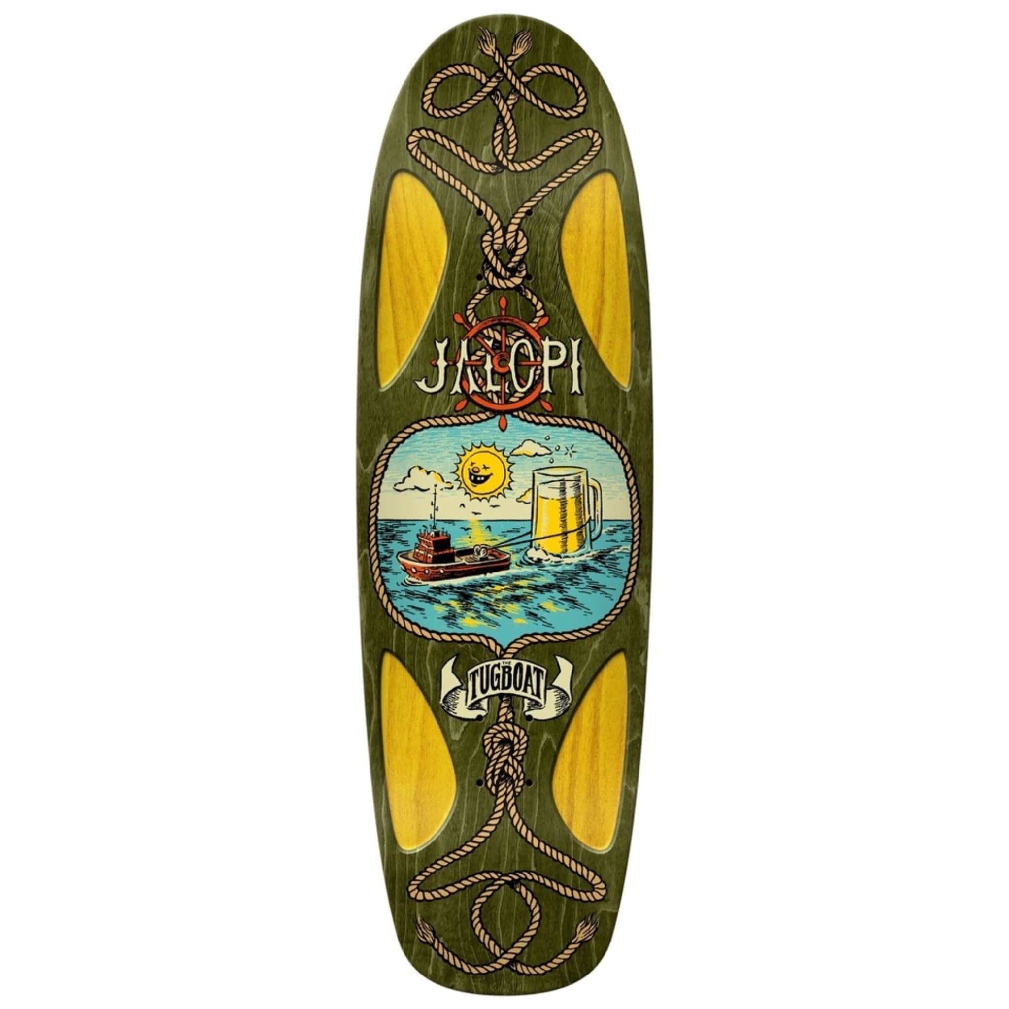 Anti Hero Jalopi Tugboat Deck - Green