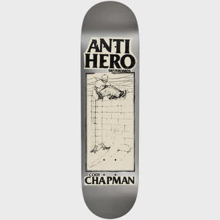 Anti Hero Champman Lance Mountain Art Deck - Silver