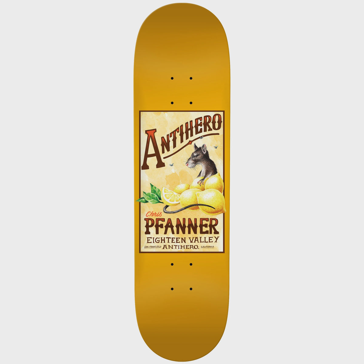 Anti Hero Pfanner Homers Pt. 2 Deck - Yellow