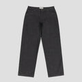 Dime Relaxed Denim Pants - Black Washed