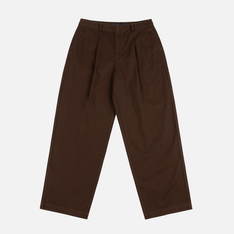 Dime Baggy Chino Pants - Dark Brown
