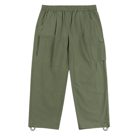 Dime Cargo Baggy Utility Pants - Green Military