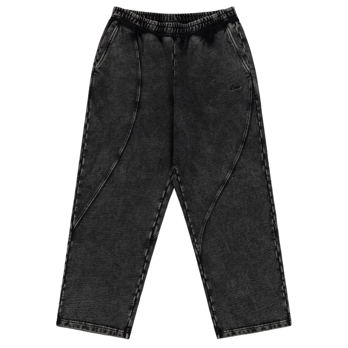 Dime Cyclone French Terry Pants - Black Snow Washed